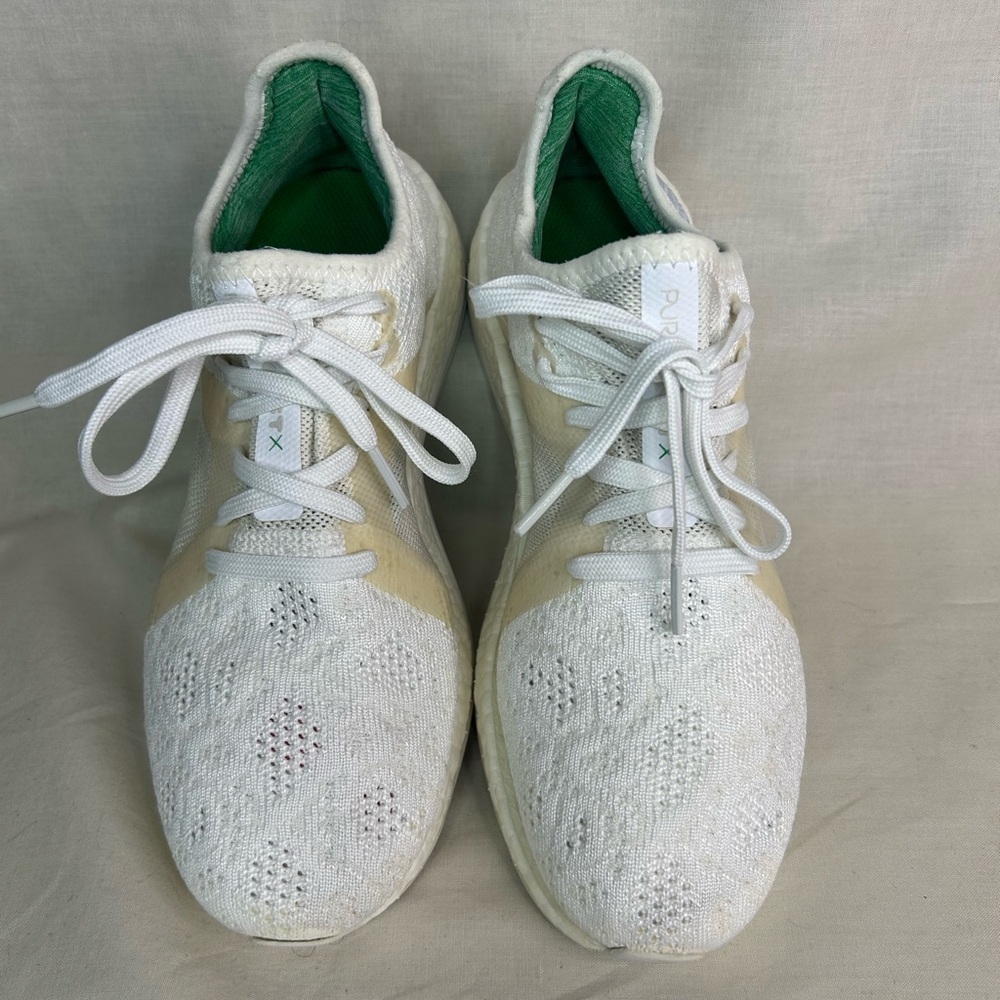adidas Pureboost X Element Running Shoes – Women’s 7.5 – White / Green - Picture 3 of 8